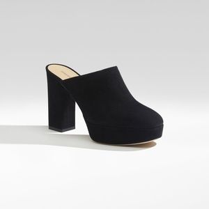 Tamara Mellon Runaway Suede Platform Mule BNIB